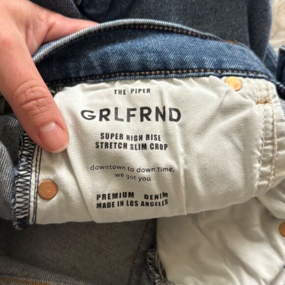 NWT! GRLFRND Piper High Rise Slim Jeans in Laurel Canyon | Size 26 - Picture 12 of 13